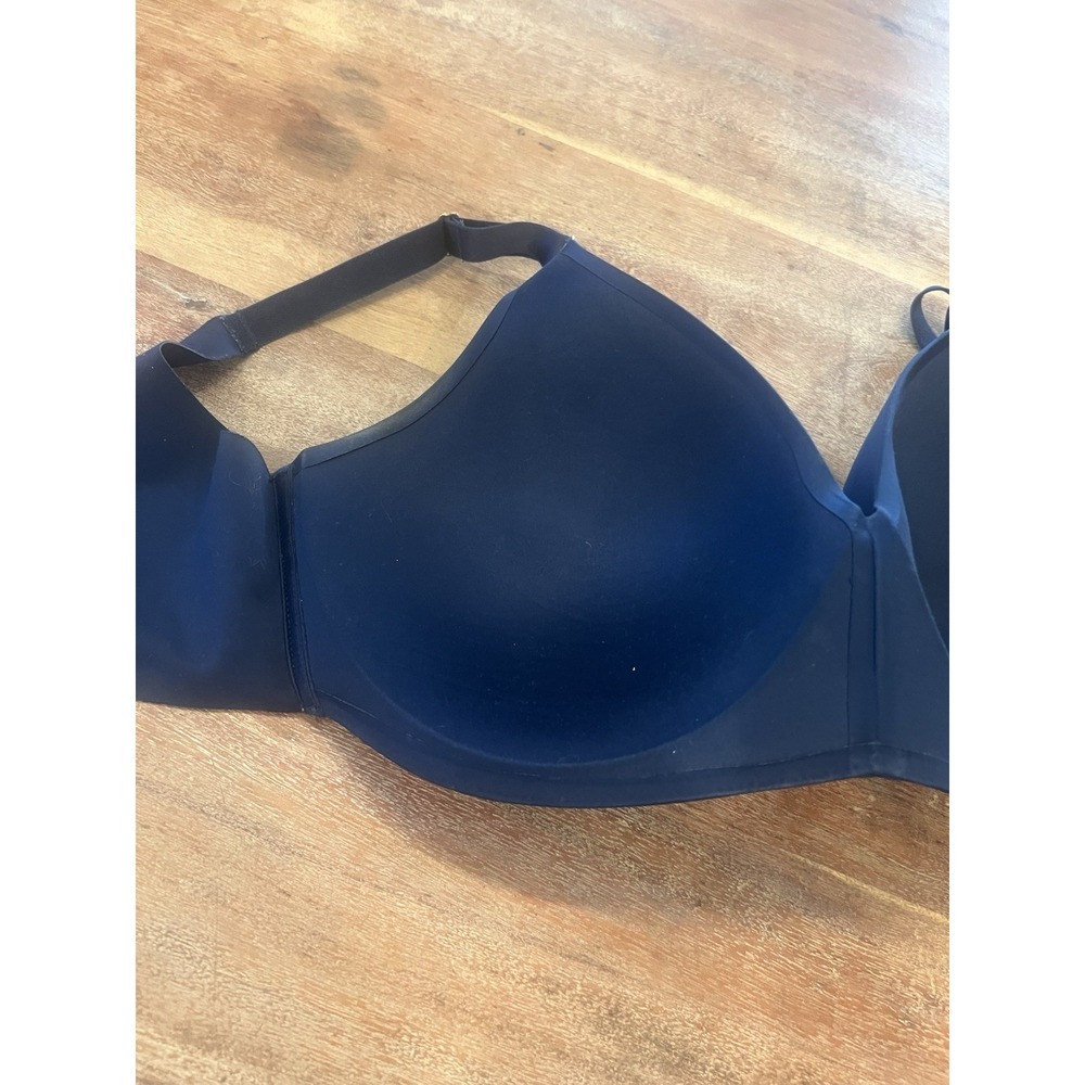 Soma Vanishing 360 Wireless Bra Navy 38 DDD Adjustable‎ Strap Everyday Bra - Picture 8 of 8